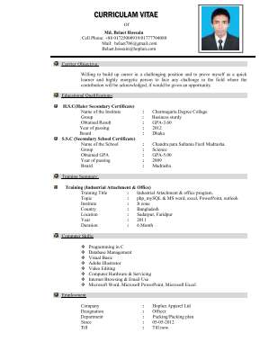 CV of Belaet Hossain.pdf