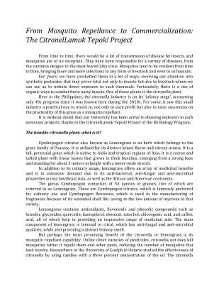 From Mosquito Repellance to Commercialization.docx.pdf