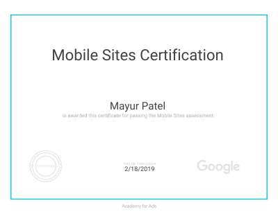 Google Mobile Sites Certification.pdf