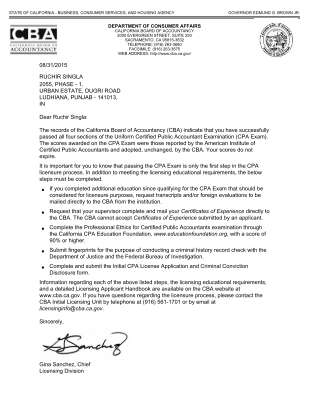 Singla. Ruchir CPA Pass letter.pdf