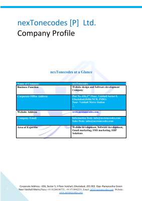ABOUT COMPANY nexTonecodes.pdf