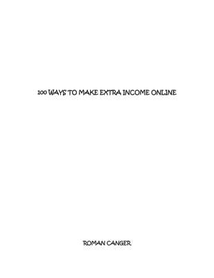 100 WAYS TO EARN AN EXTRA INCOME ONLINE.pdf