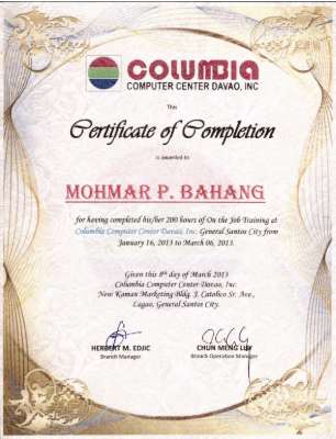 Columbia Certificate of Completion.pdf