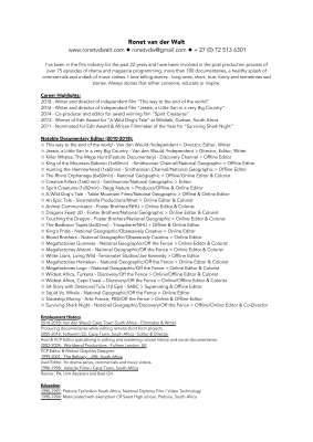 Ronet vd Walt_CV_2018.pdf