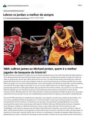 Lebron vs Jordan_ o Melhor de Sempre - Original Article.pdf