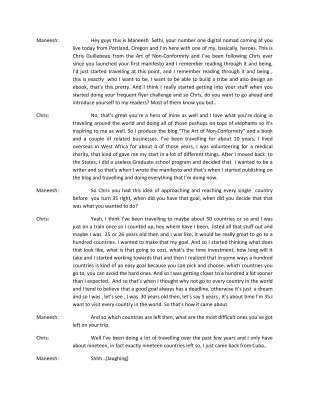 Transcription of Interview with Chris Guillebeau.pdf