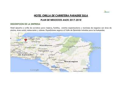 Español road hotel paradise sula business plan.pdf