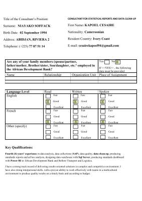 Niayako Soffack Kapoel Cesaire _ Junior Consultant for statistical reports and data cleannup.pdf