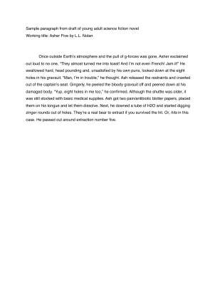 Writing sample Asher Five draft copy.pdf