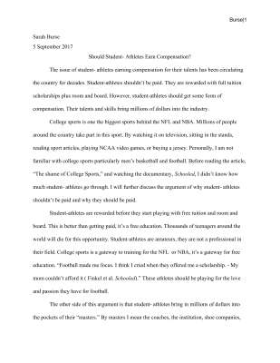 Should Student- Athletes Earn Revenue.pdf