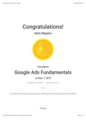 Google Ads Fundamentals : Google.pdf
