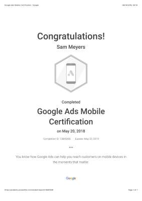 Google Ads Mobile Certification : Google.pdf