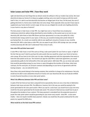 Solar Leases and Solar PPA.pdf