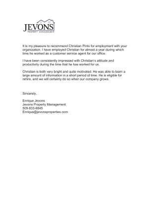 Jevons Recommendation Letter for Christian Pinto.pdf