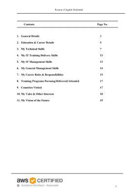 CV - Jagdish Deshmukh - AWS Solutions Architect - 2019.pdf