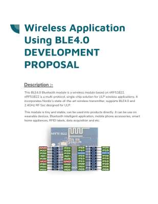 Wireless Application Using BLE4.0 .pdf