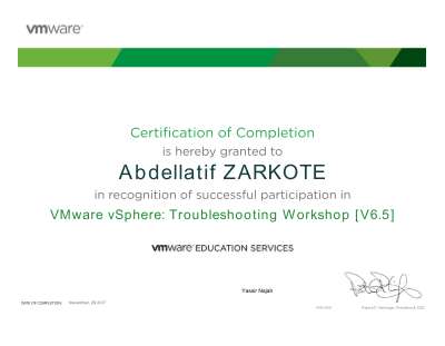 VMware Certified Professional 6.5 troubleshooting.pdf
