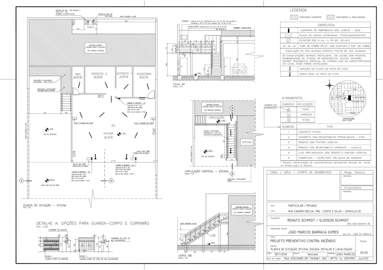 R3 - PRANCHA - 02-03_A2 - PREVENTIVO CONTRA INCÊNDIO - IRMÃOS SCHMIDT LTDA.pdf