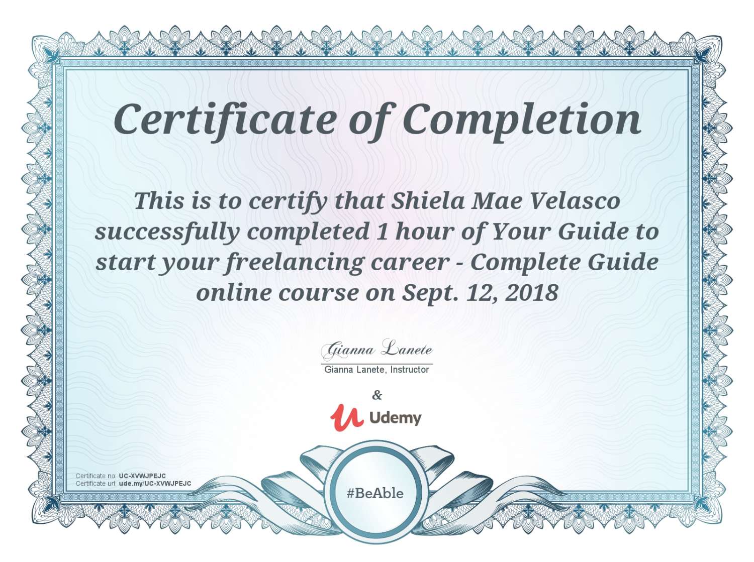 Udemy Cert_Basics of freelancing.pdf