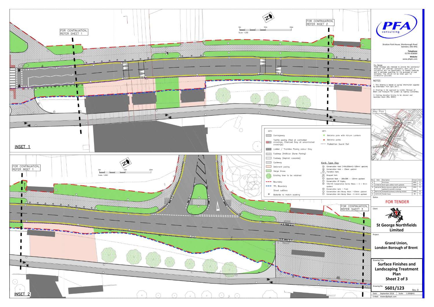 S601-123 Rev D - Surface Finishes and Landscaping Treatment Plan.pdf