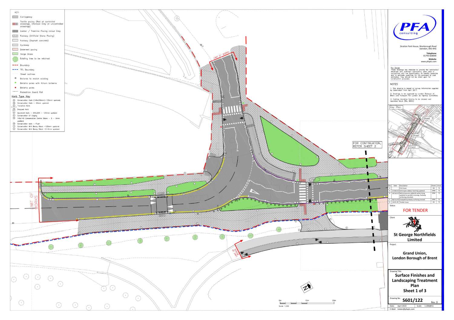 S601-122 Rev D - Surface Finishes and Landscaping Treatment Plan.pdf