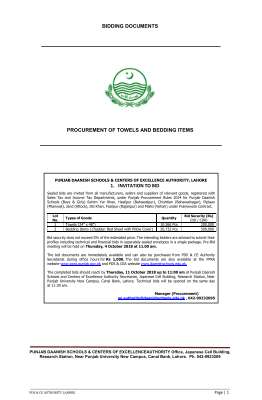 Bidding Document (Towels & Bedding Items).pdf
