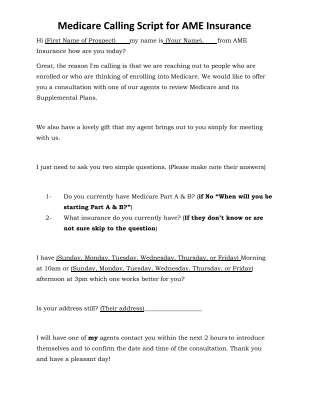Medicare Appointment Script.pdf