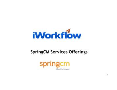 iWorkflow SpringCM Offerings.pdf