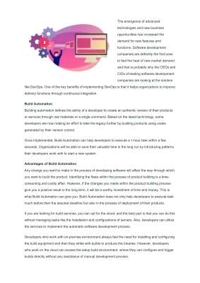 Build Automation – Build, Test,Release  (User Case Study).pdf