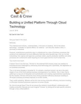 Building a Unified Platform Through Cloud Technology.pdf