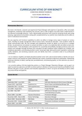 CV of Kim Bonett - June 2019 (PM).pdf