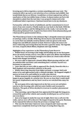 Growing up in Africa imprints a certain something onto your soul.pdf