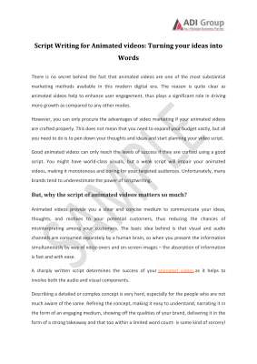 Script Writing for Animated videos.pdf