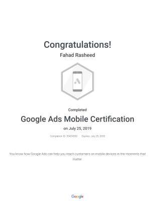 Google Ads Mobile Certification _ Google.pdf