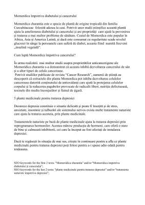 Momoridica and depression, romanian edit and proofread.pdf