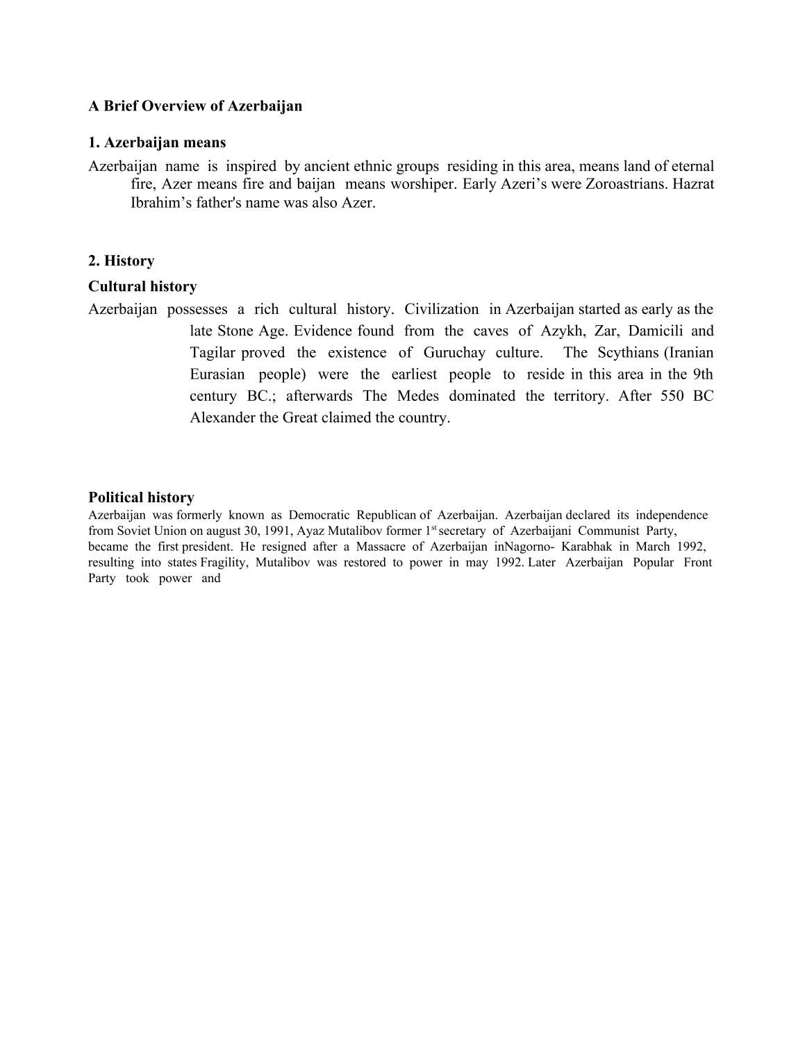 A Brief overview of Azerbaijan.pdf