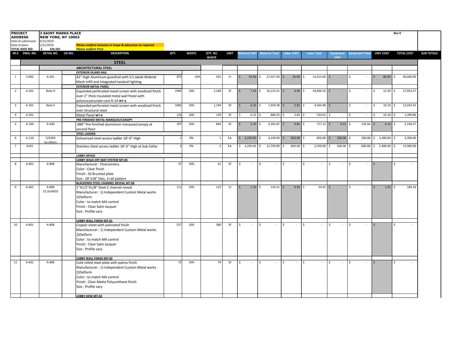 EST ARCHITECTURAL STEEL-3 SAINT PLACE, New York, NY 10003.pdf