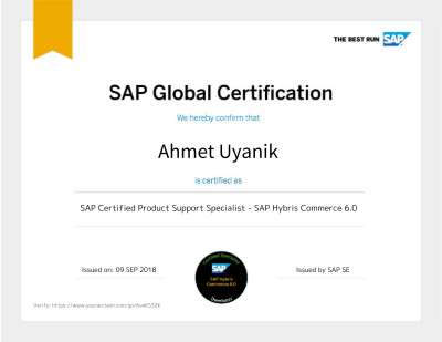 Ahmet Uyan__k _ SAP Certified Product Support Specialist _ SAP Hybris Commerce 6_0.pdf