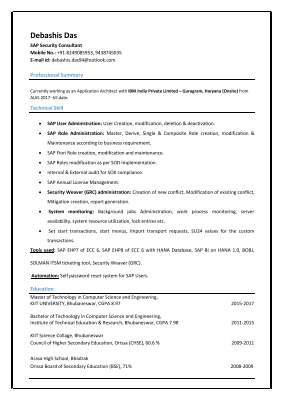 Debashis Das SAP Security and  GRC Resume .pdf