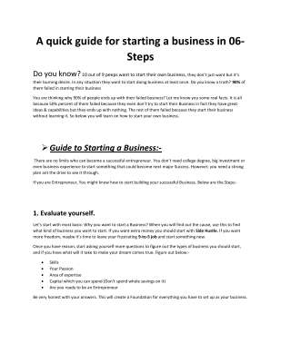A quick guide for startng your own buisness.pdf