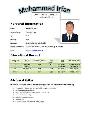 CV Muhammad Irfan.pdf