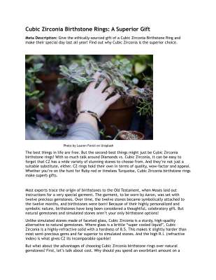 Cubic Zirconia Birthstone Rings.pdf