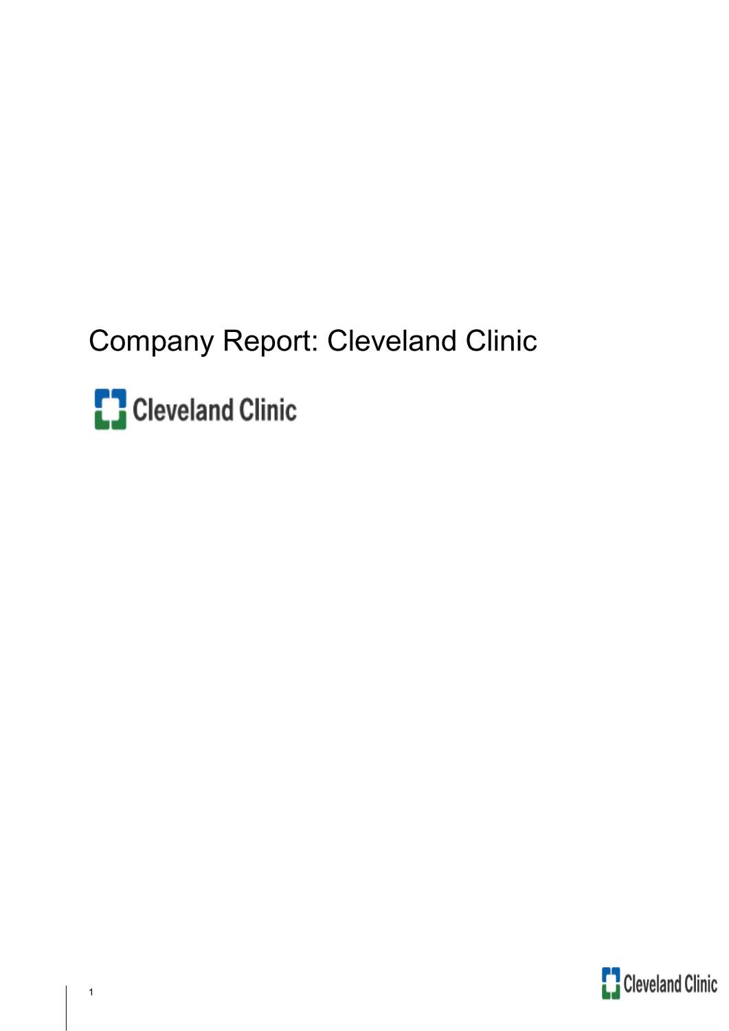 Company Report_Cleveland Clinic.pdf