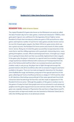 RESIDENT EVIL 1 review synopsis.pdf