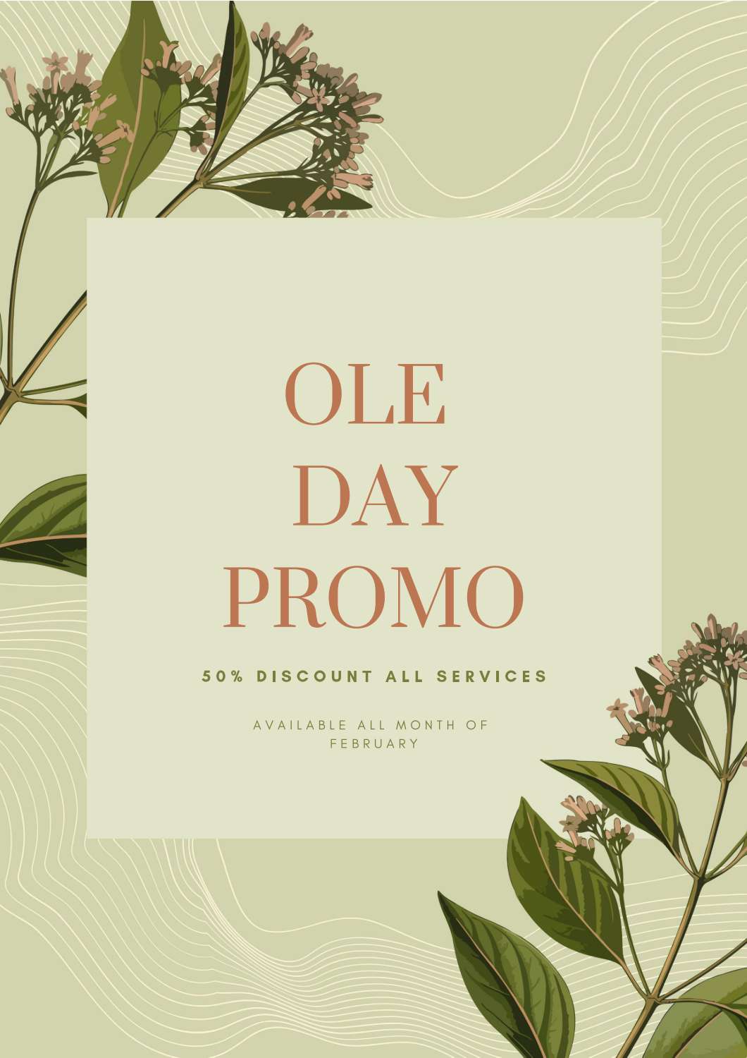 Green Floral Illustration Spa Valentine's Day Poster.pdf