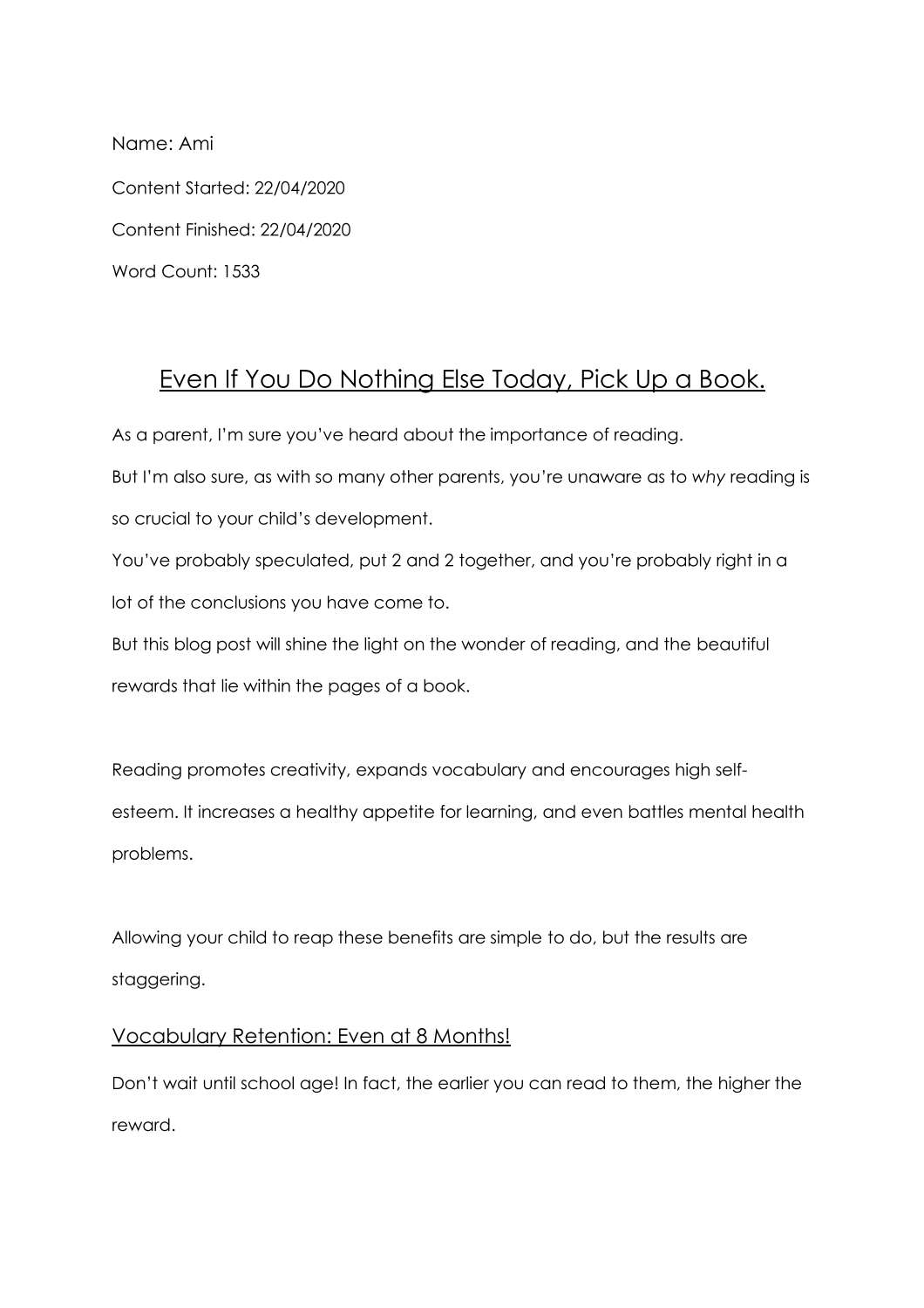 If You Do Nothing Else Today - Pick Up a Book - Blog Post - Complete -.pdf