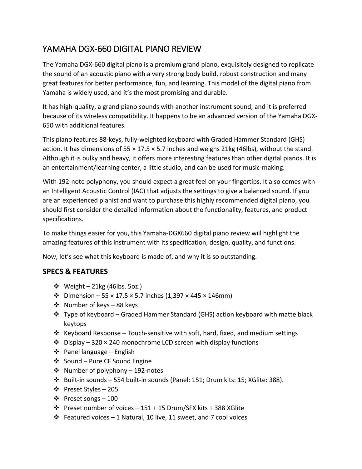 Yamaha DGX-660 Digital Piano Review.pdf