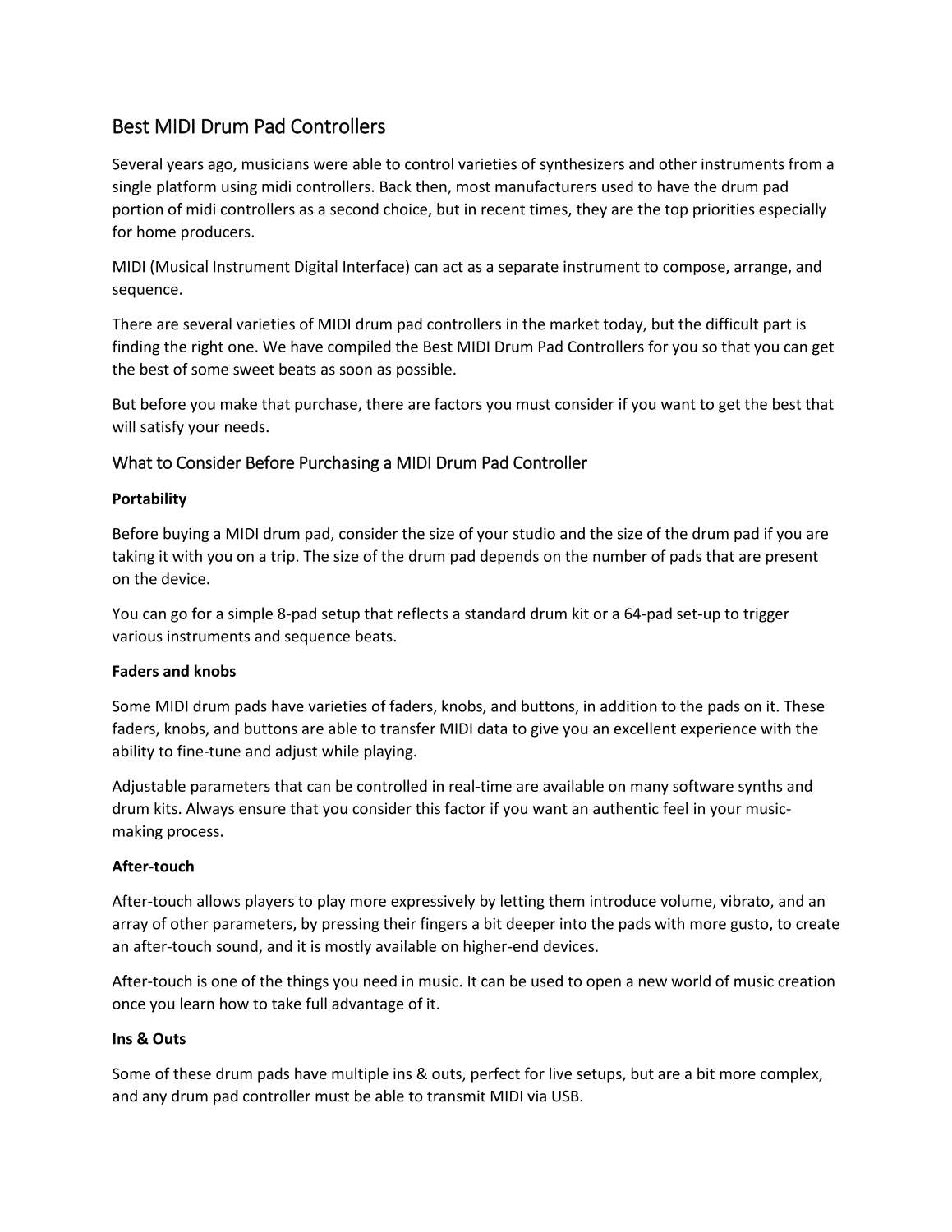 Best MIDI Drum Pad Controllers.pdf