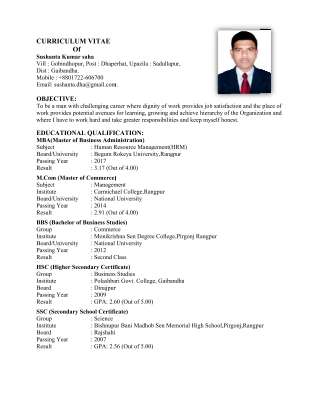 CV Of Sushanta S M.pdf