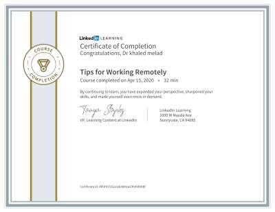 CertificateOfCompletion_Tips for Working Remotely.pdf